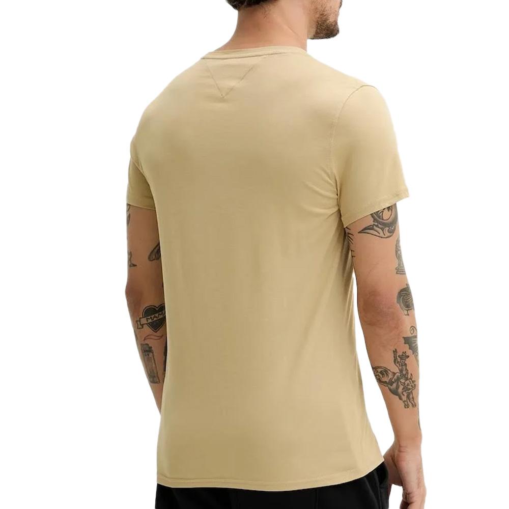 T-shirt Camel Homme Tommy Hilfiger Tjm Xslim vue 2