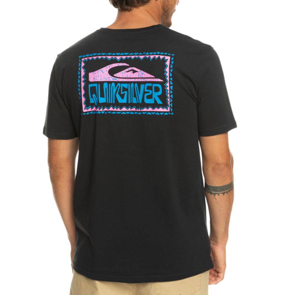 Schwarzes Quiksilver Warpedframes Herren-T-Shirt Ansicht 2