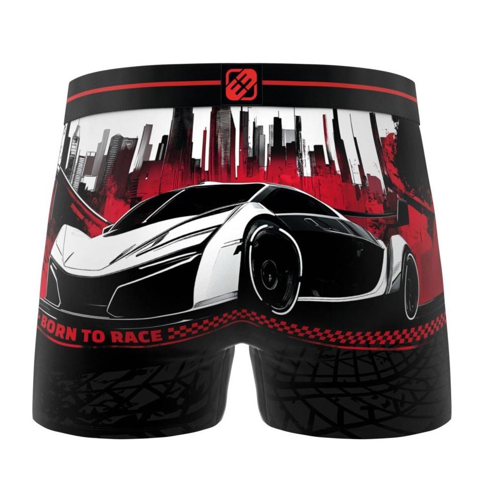 Boxer Noir/Rouge Homme Freegun Voiture vue 2
