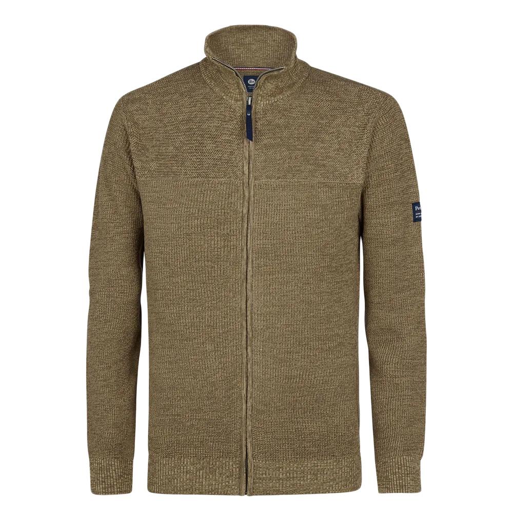 Sweat Zippé Beige Homme Petrol Industries Collar pas cher