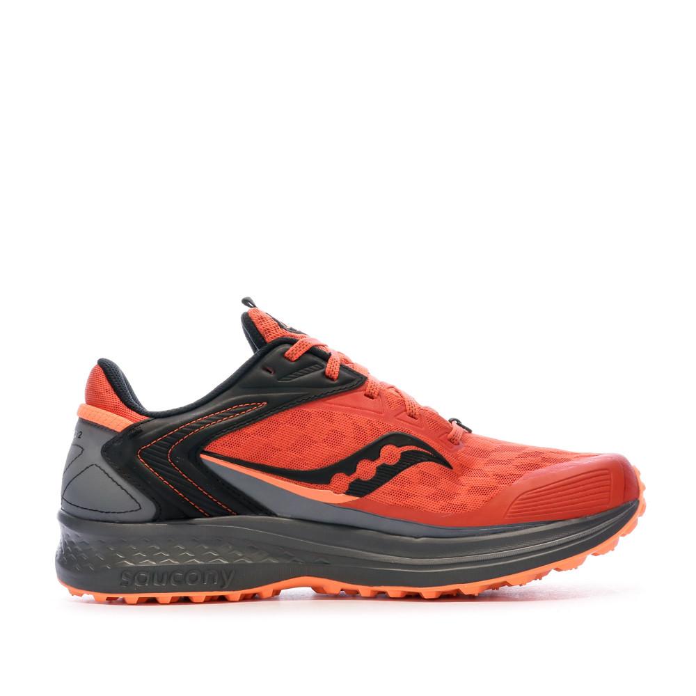 Chaussures de Trail Rouge Homme Saucony Canyon Tr2 vue 2