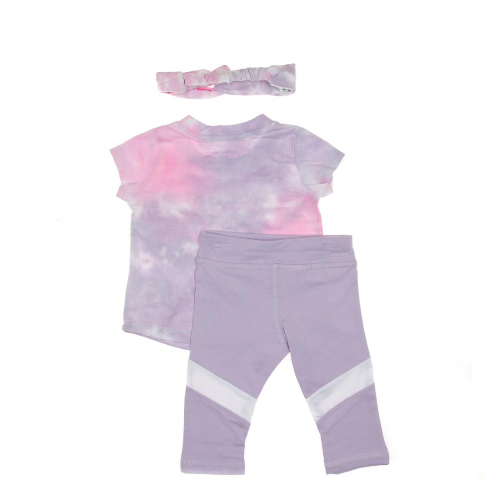 Ensemble Mauve Fille Reebok Block vue 2