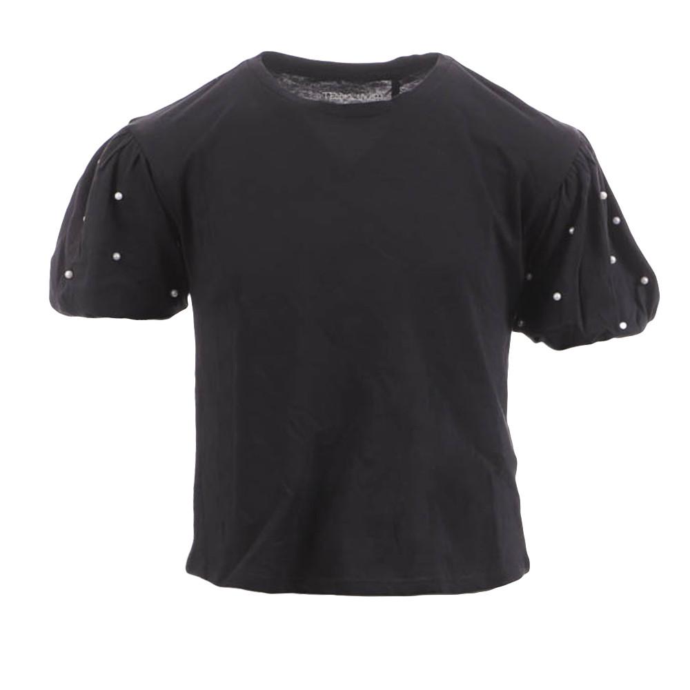 T-shirt Marine Fille Teddy Smith Perle pas cher