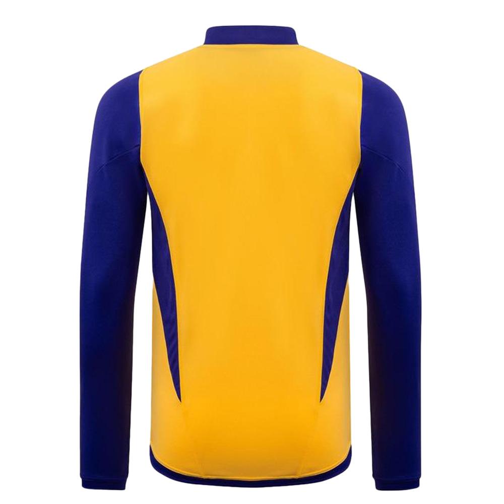 Real Madrid Sweat Training Jaune/Violet Homme Adidas 2023/2024 vue 2