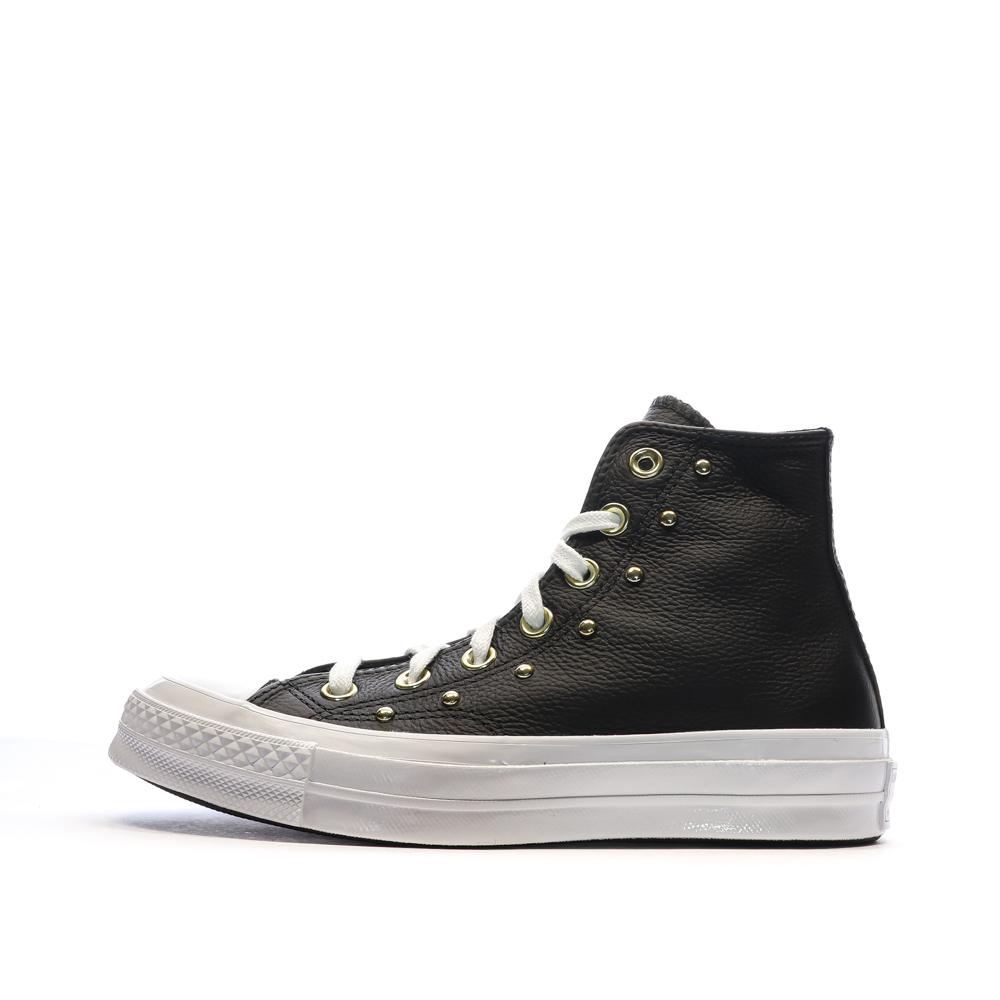 Baskets Noir/Doré Femme Converse Converse Chuck 70 vue 2