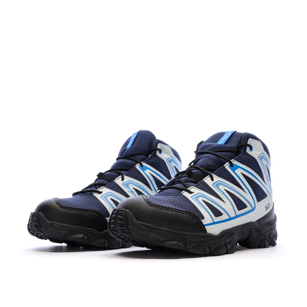 Negro/Blanco/Azul botas senderismo Hombre Salomon Skookie ver 6