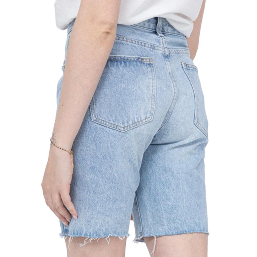 Short Bleu Femme Monday Premium Long vue 2