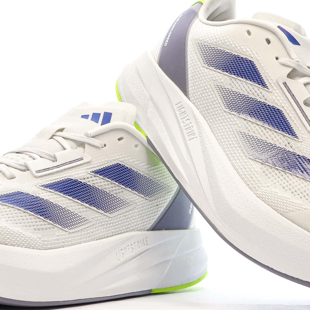 Chaussures de running Blanche/Bleu Homme Adidas Duramo vue 7