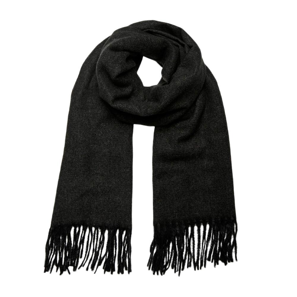 Echarpe Noir Femme Pieces Jonita pas cher
