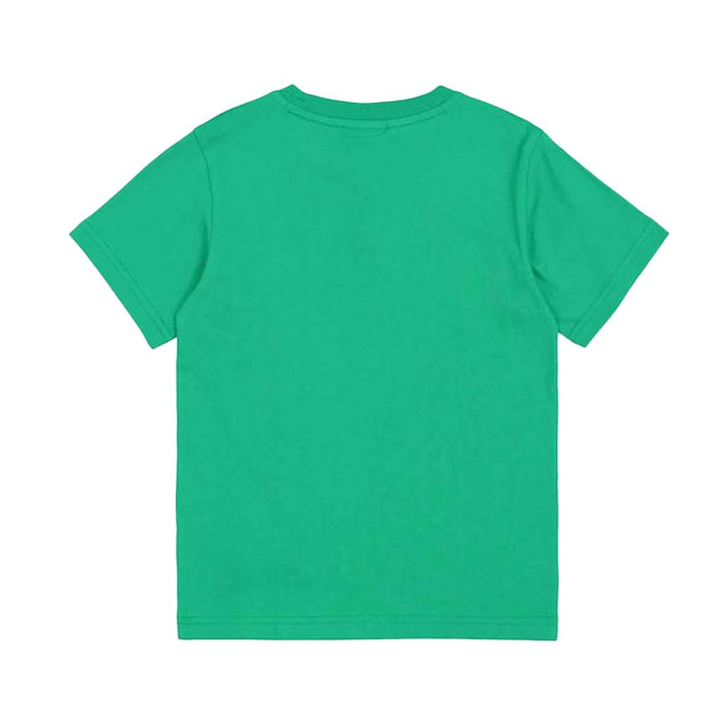 T-Shirt Vert Garçon Champion Crewnec vue 2