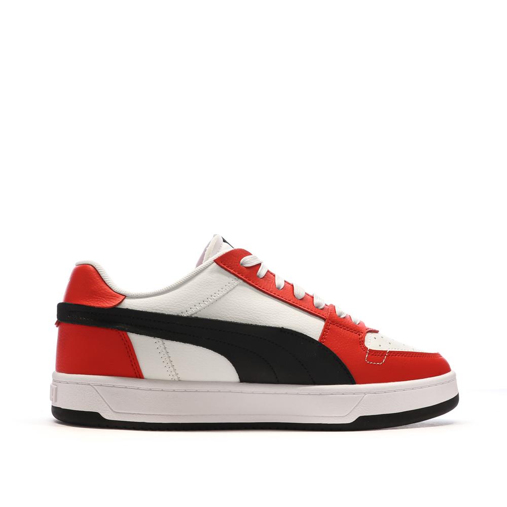 Baskets Blanches/Noires/Rouges Homme Puma Caven 2.0 Wip vue 2