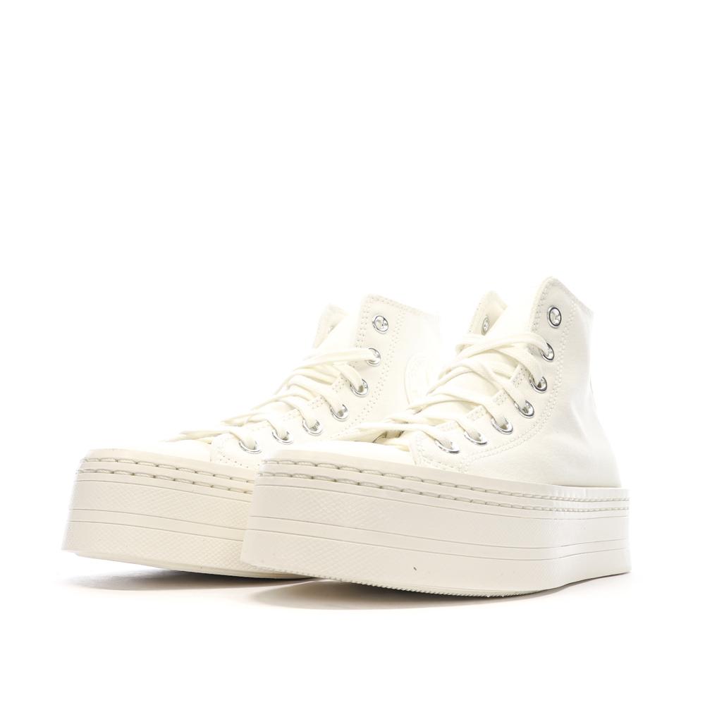 Baskets Blanches Femme Converse All Star Modern vue 6