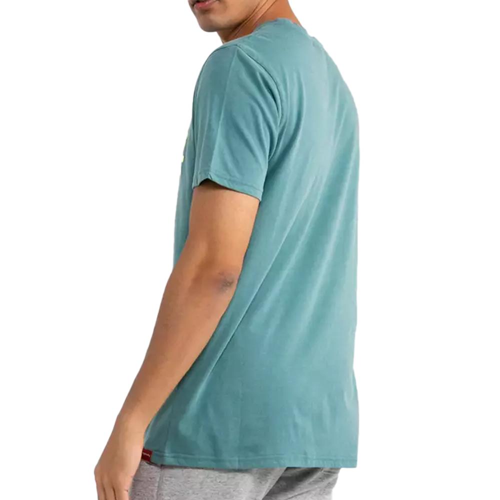 T-shirt Bleu Homme Superdry Neon vue 2
