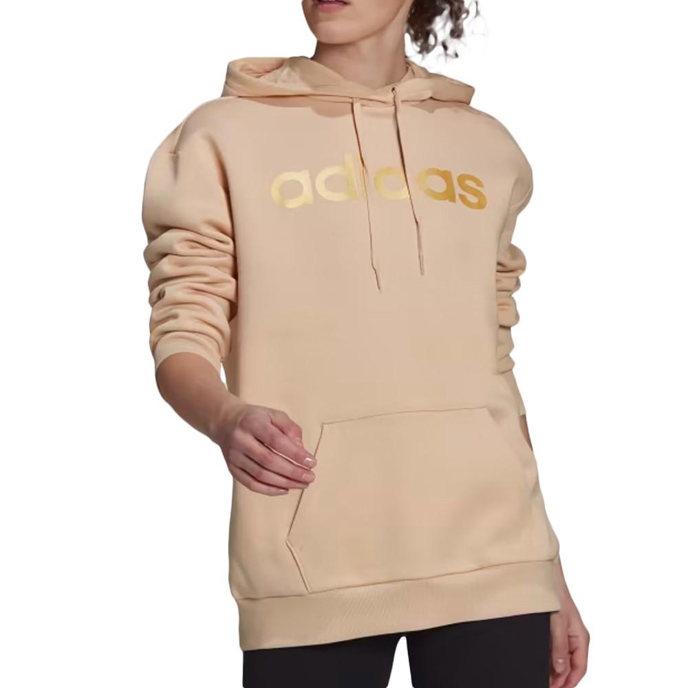 Sweat à Capuche Beige Femme Adidas H10187 pas cher