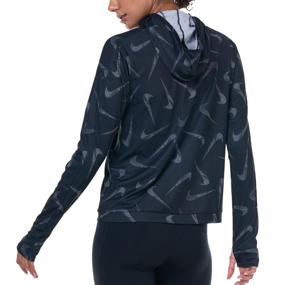 Sweat à Capuche de Sport Noir/Gris Femme Nike Pacer Hooded vue 2