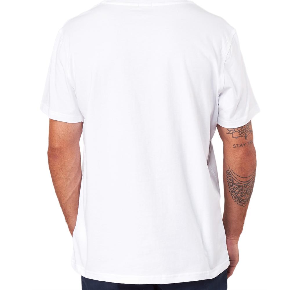 T-shirt Blanc Homme Tommy Hilfiger 2S87904671 vue 2