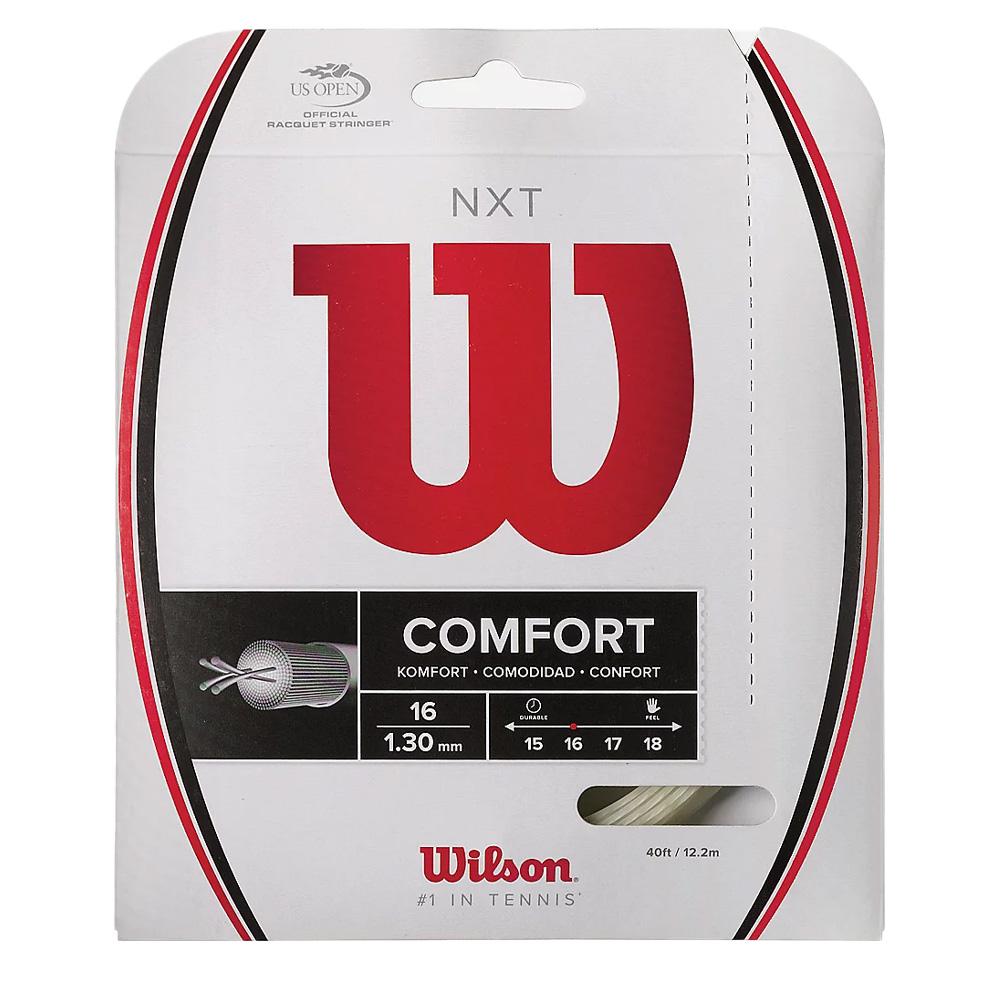 Cordage Blanc Wilson Nxt 16 1.30mm/12.2m pas cher