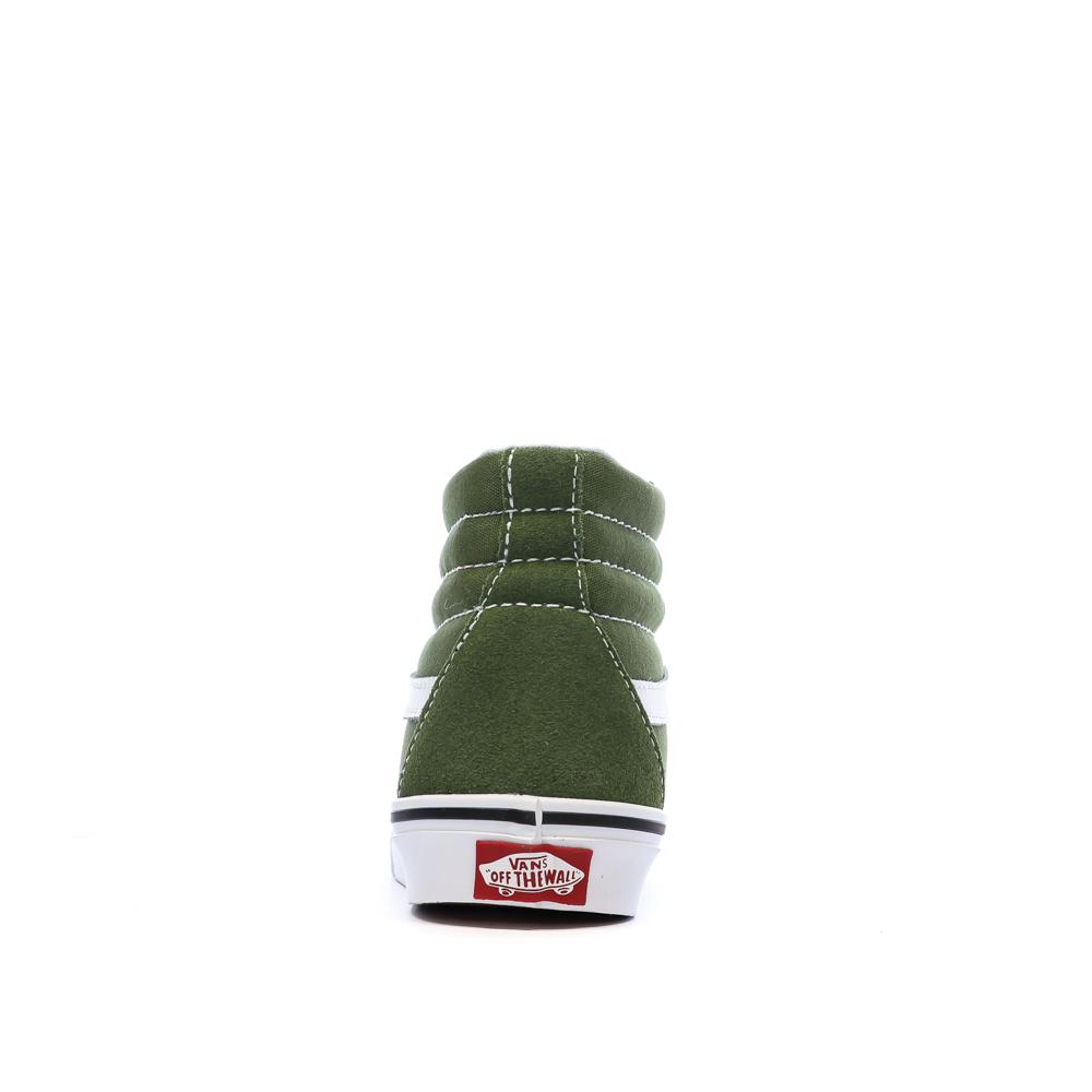 Baskets Verte Mixte Vans Sk8-hi Color Theory Pesto vue 3