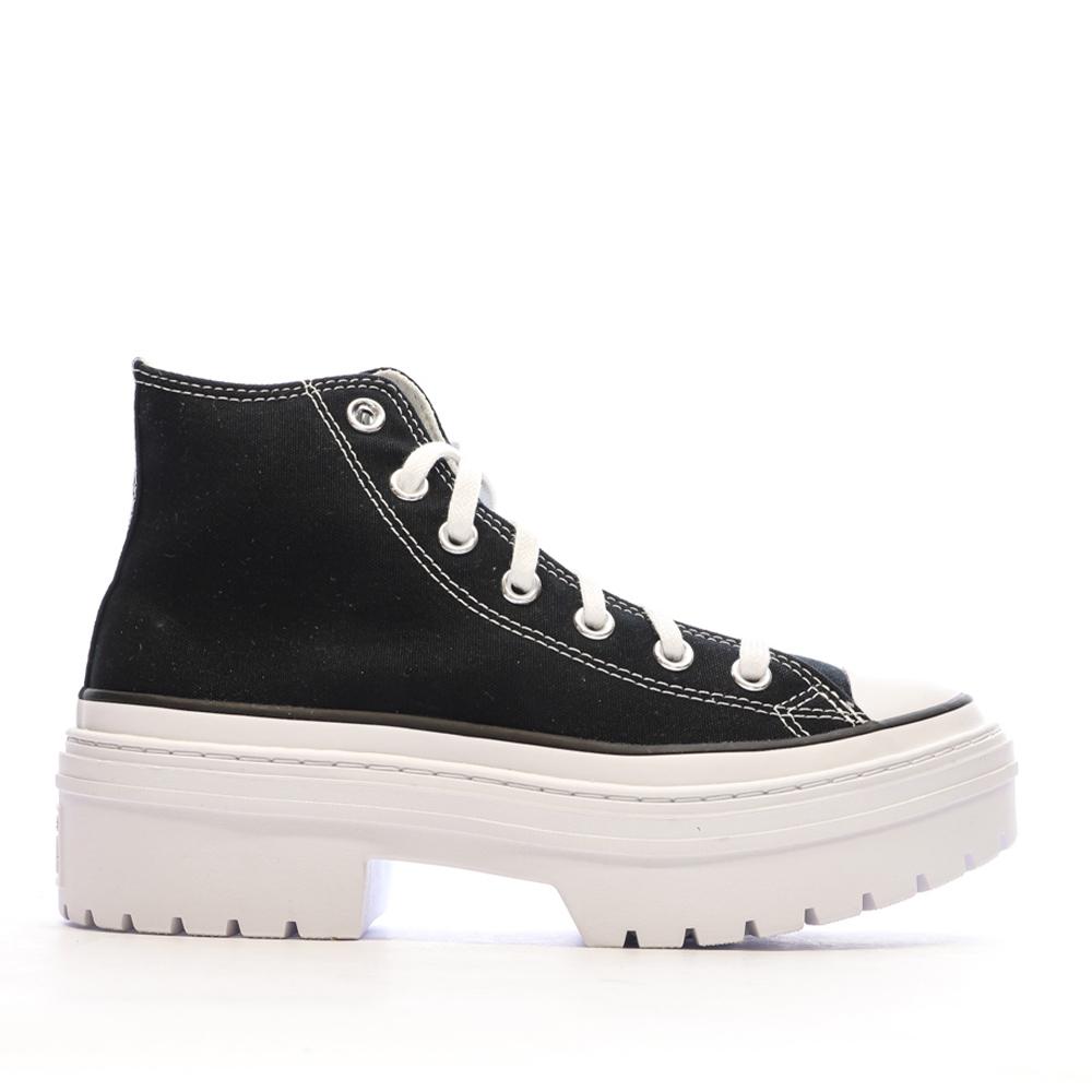 Baskets Noires Femme Converse All Star Lugged A08258C vue 2