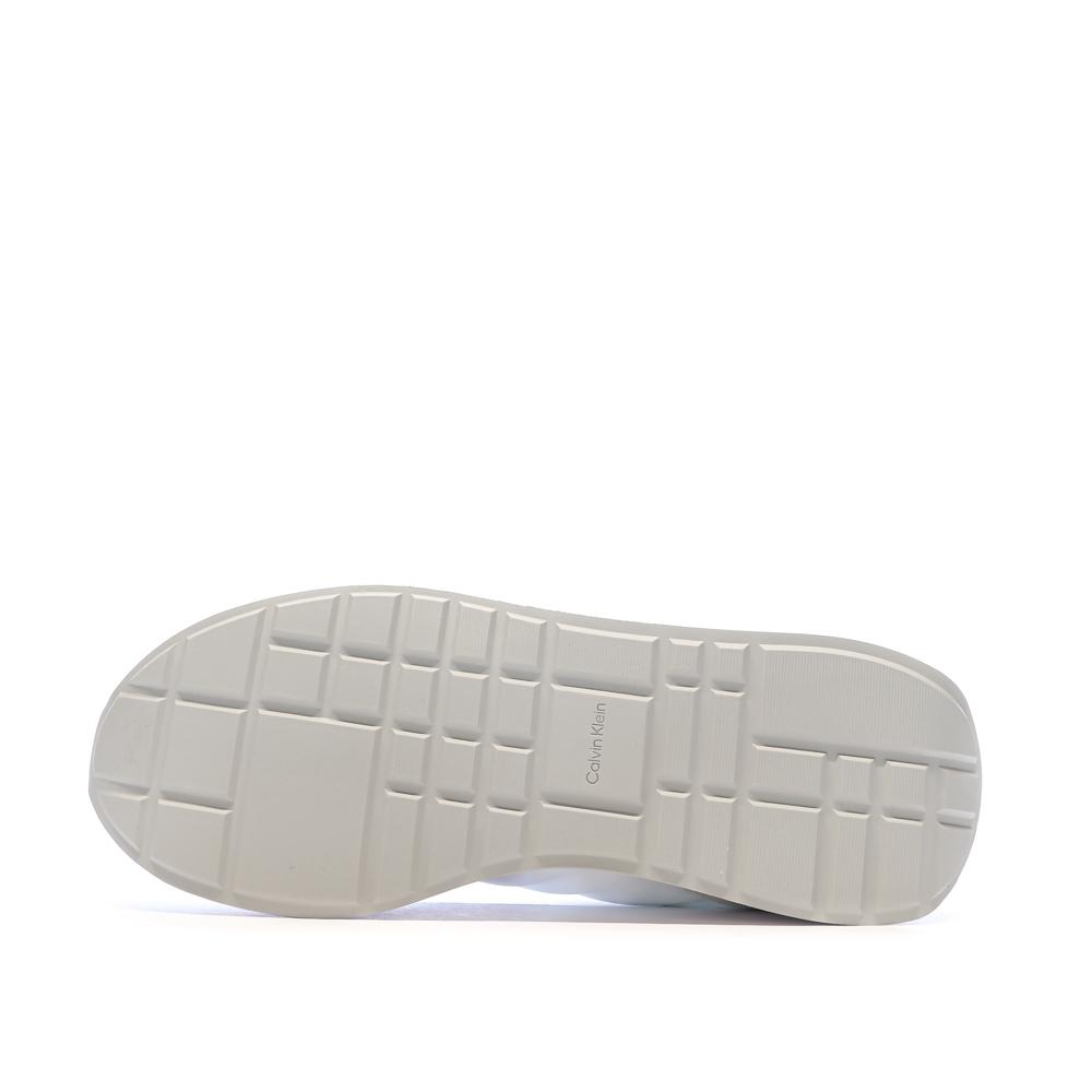 Baskets Blanc/Gris Homme Calvin Klein Jeans Retros vue 5