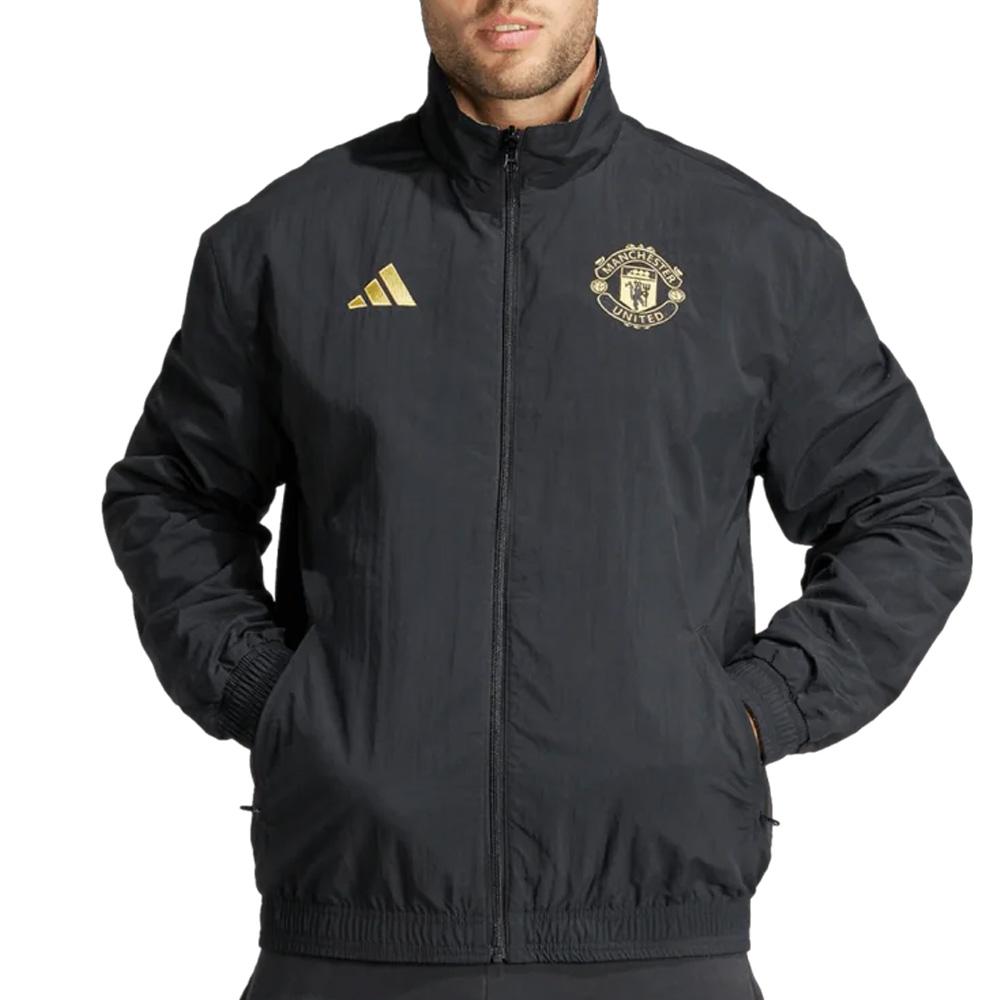 MANCHESTER UNITED Veste Noire Homme Adidas pas cher