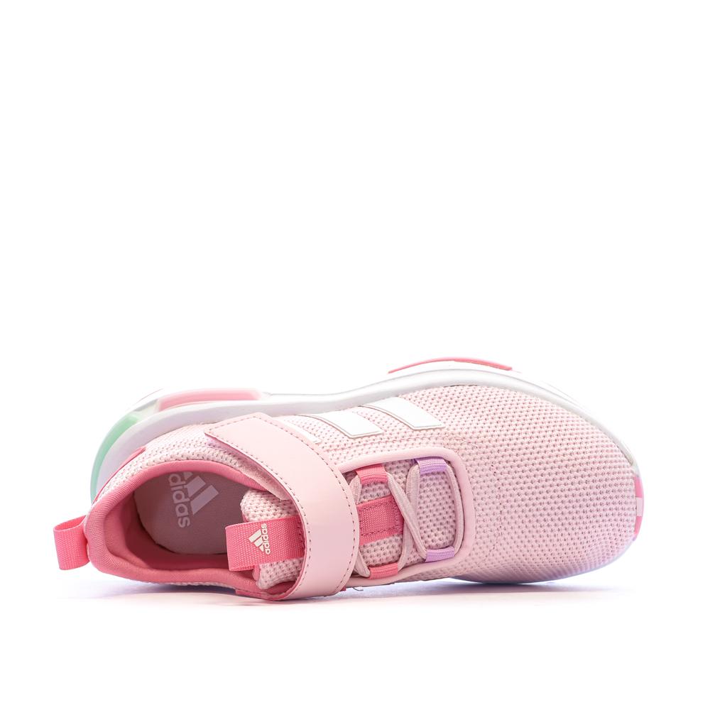 Baskets Rose Fille Adidas Racer Tr23 vue 4
