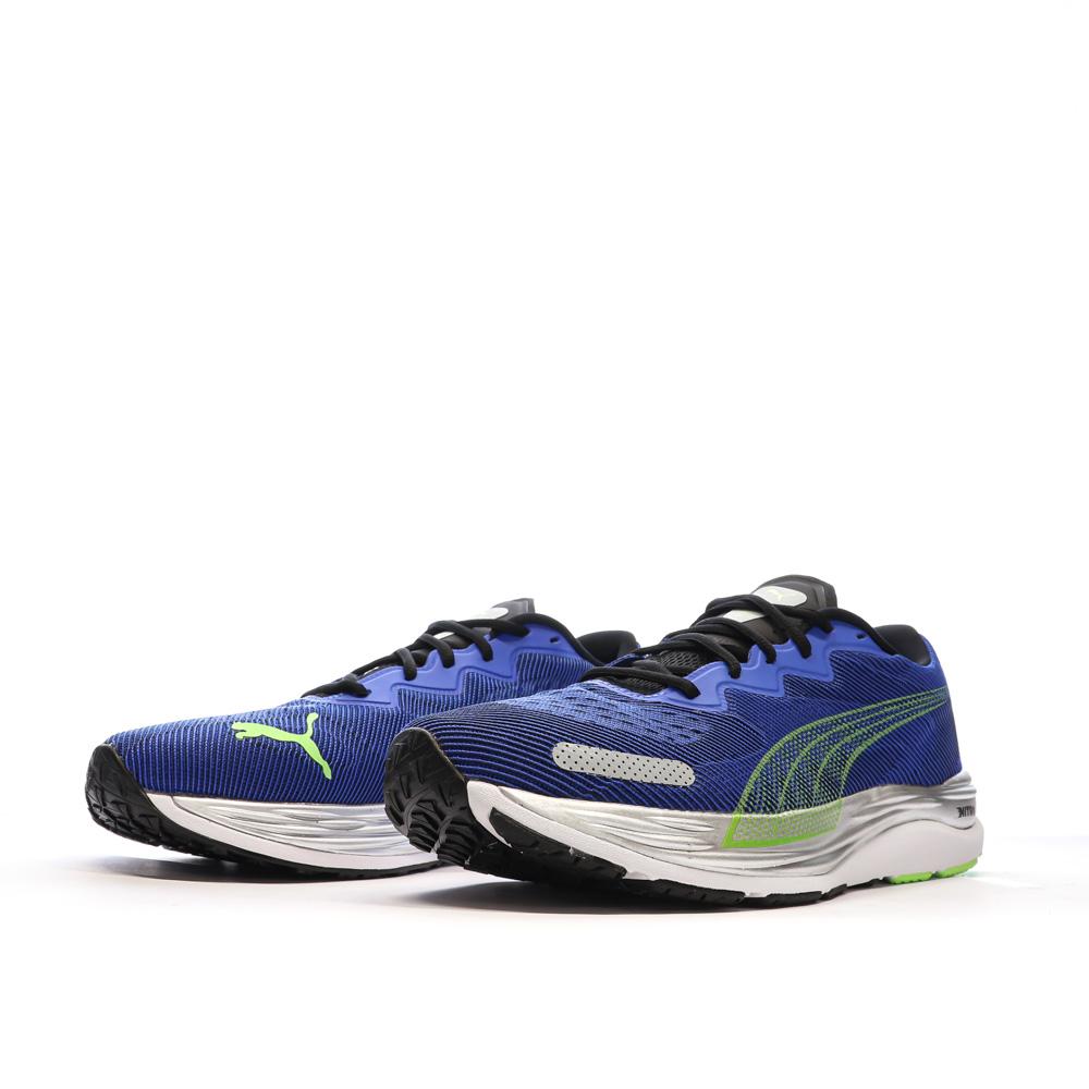 Chaussures de Running Bleu Foncé Homme Puma Velocity Nitro 2 vue 6