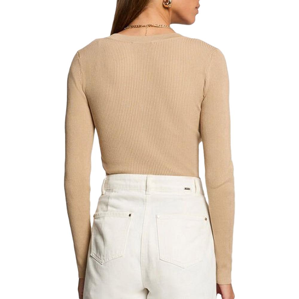 Pull Beige Femme Morgan BANBI vue 2