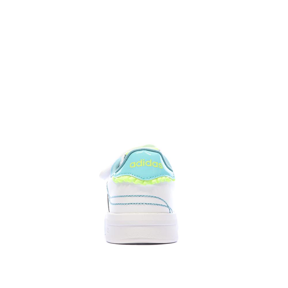 Baskets Blanche Fille Adidas Grand Court 3.0 Girls vue 3