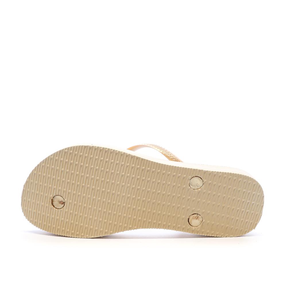 Tongs à plateforme Beige Femme Havaianas Infradito vue 2