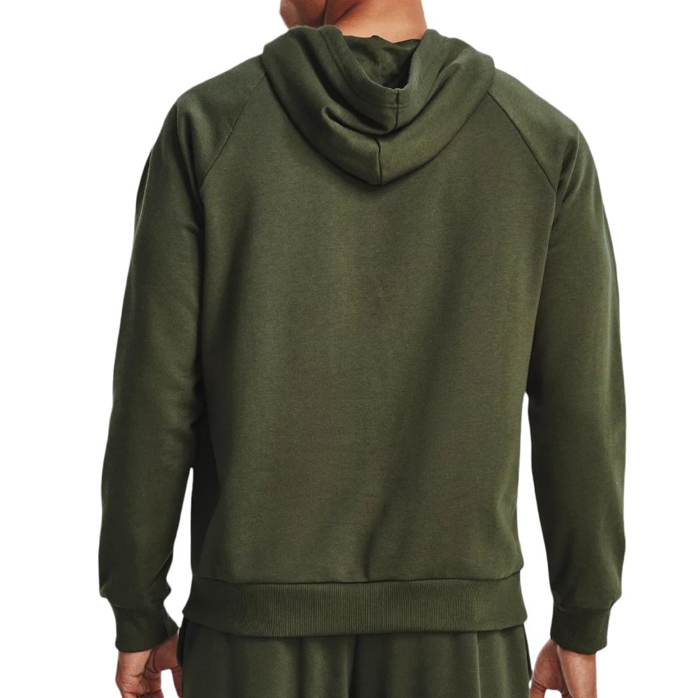 Sweat à capuche Kaki Homme Under Armour Rival 1379757 vue 2