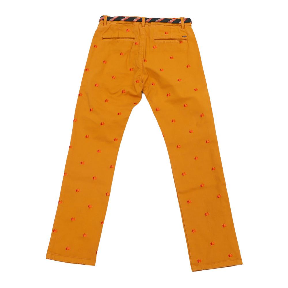 Pantalon chino Moutarde Garçon Scotch & Soda vue 2