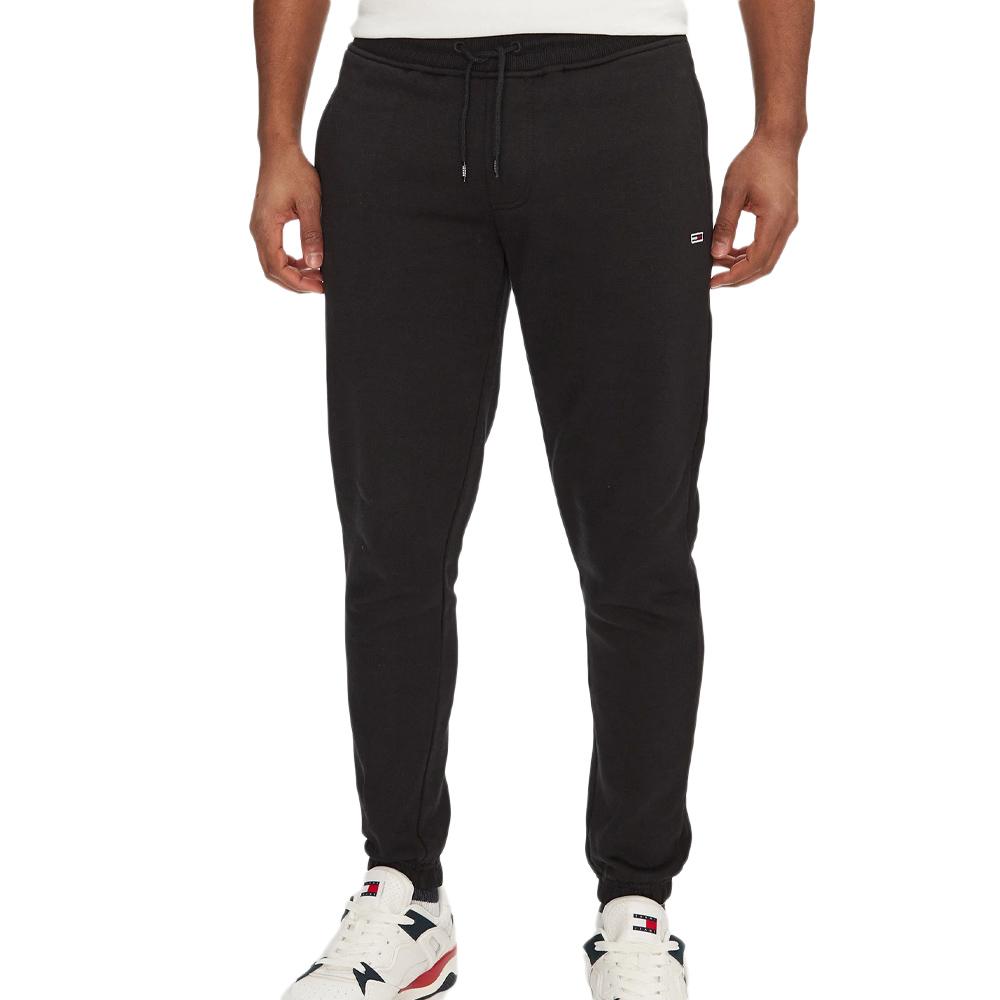 Jogging Noir Homme Tommy Hilfiger Tjm Slim S Flag pas cher