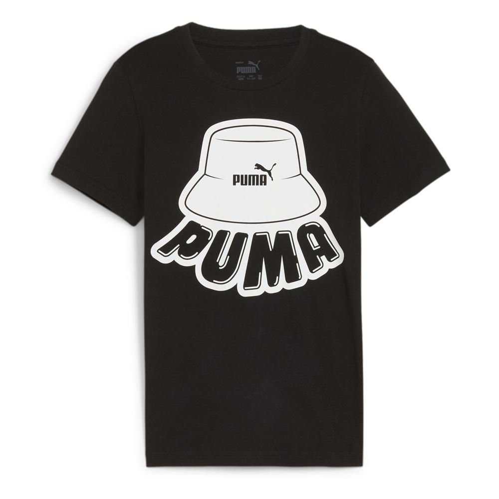 T-shirt Noir Garçon Puma Mid 90s pas cher