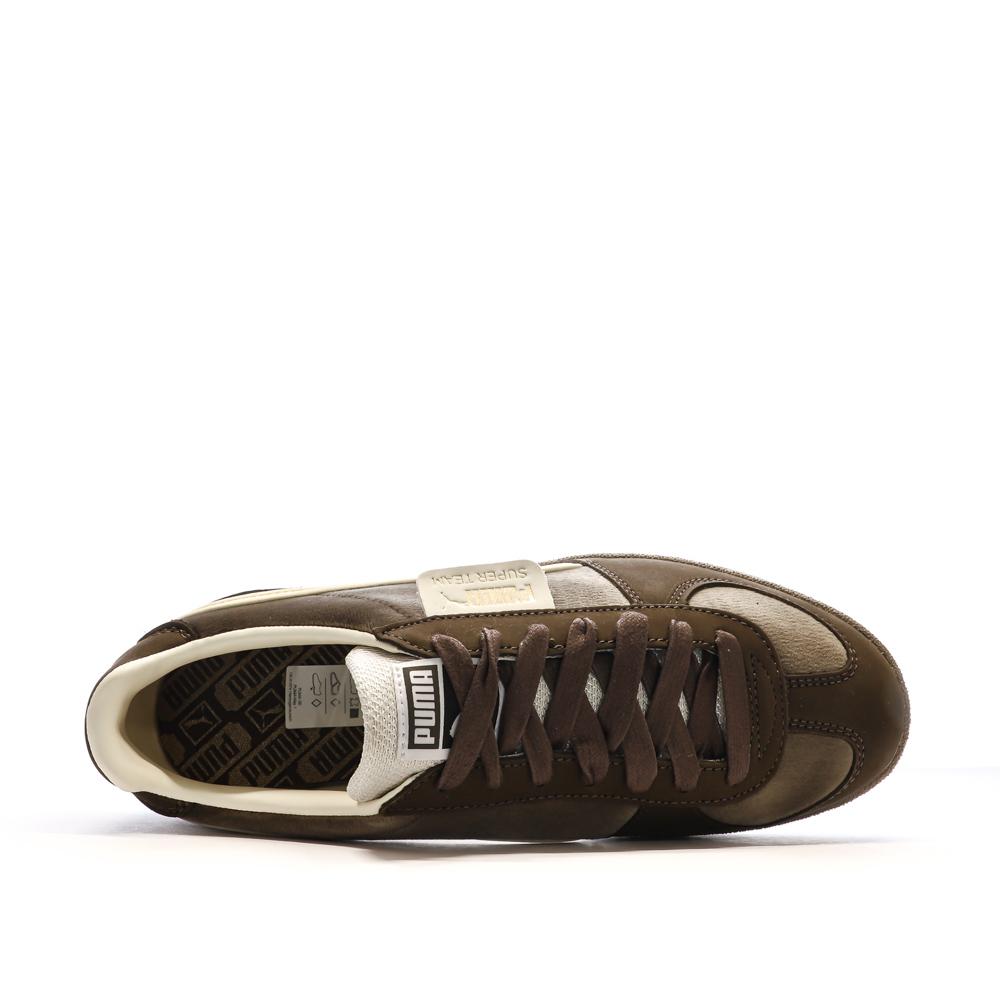 Baskets Marron Homme Puma Super Team Velvet vue 4