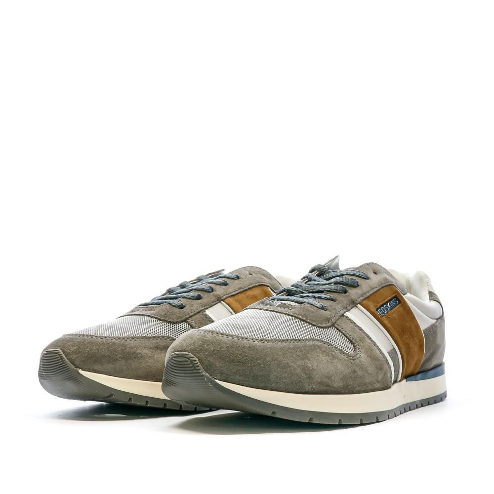 Baskets Grise/Camel Homme Redskins Affairan vue 6