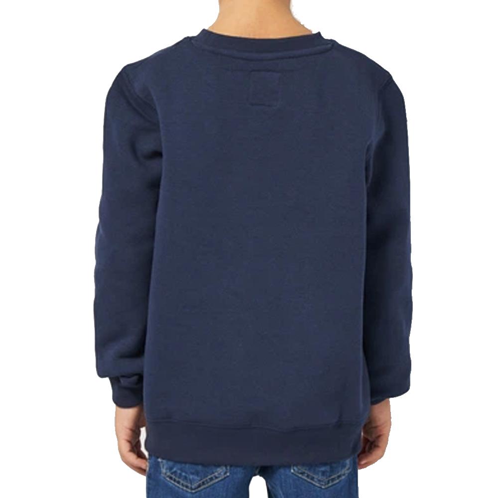 Sudadera azul marino para niño de Levi's, corte recto, con mangas de murciélago ver 2