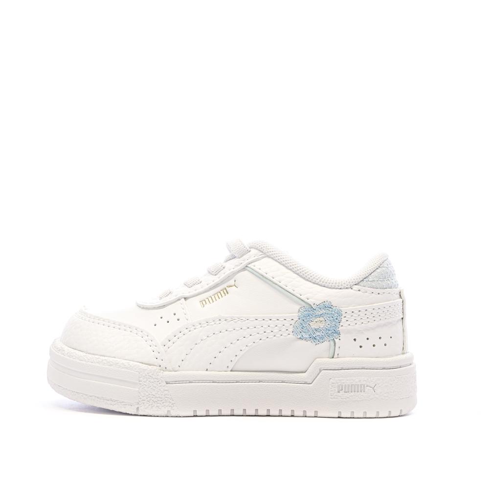 Baskets Blanches/Bleu Fille Puma Pro Sport pas cher