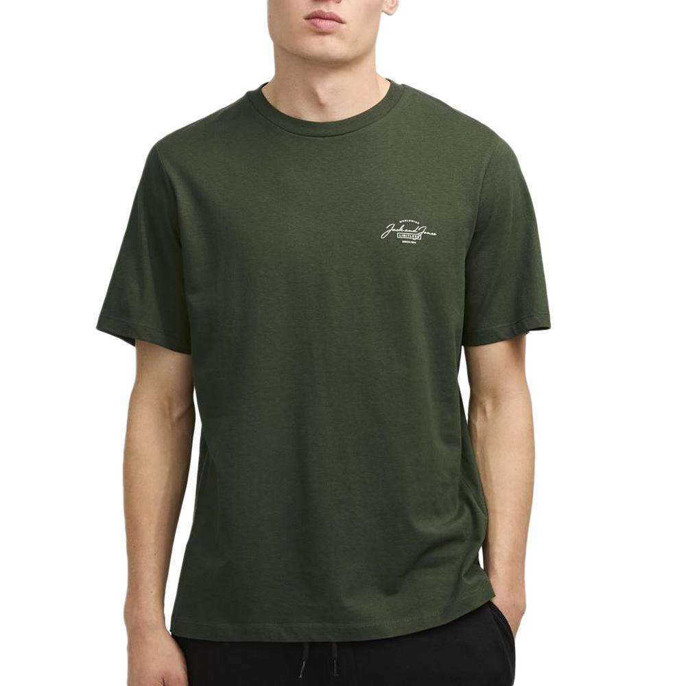 T-shirt Kaki Homme Jack & Jones Ferris 12287695 pas cher