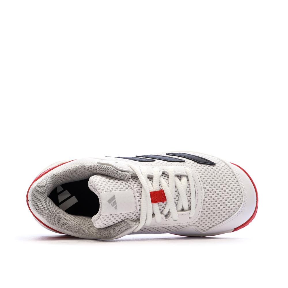 Tenis Blanco/Rojo Niño Adidas Courtflash ver 4