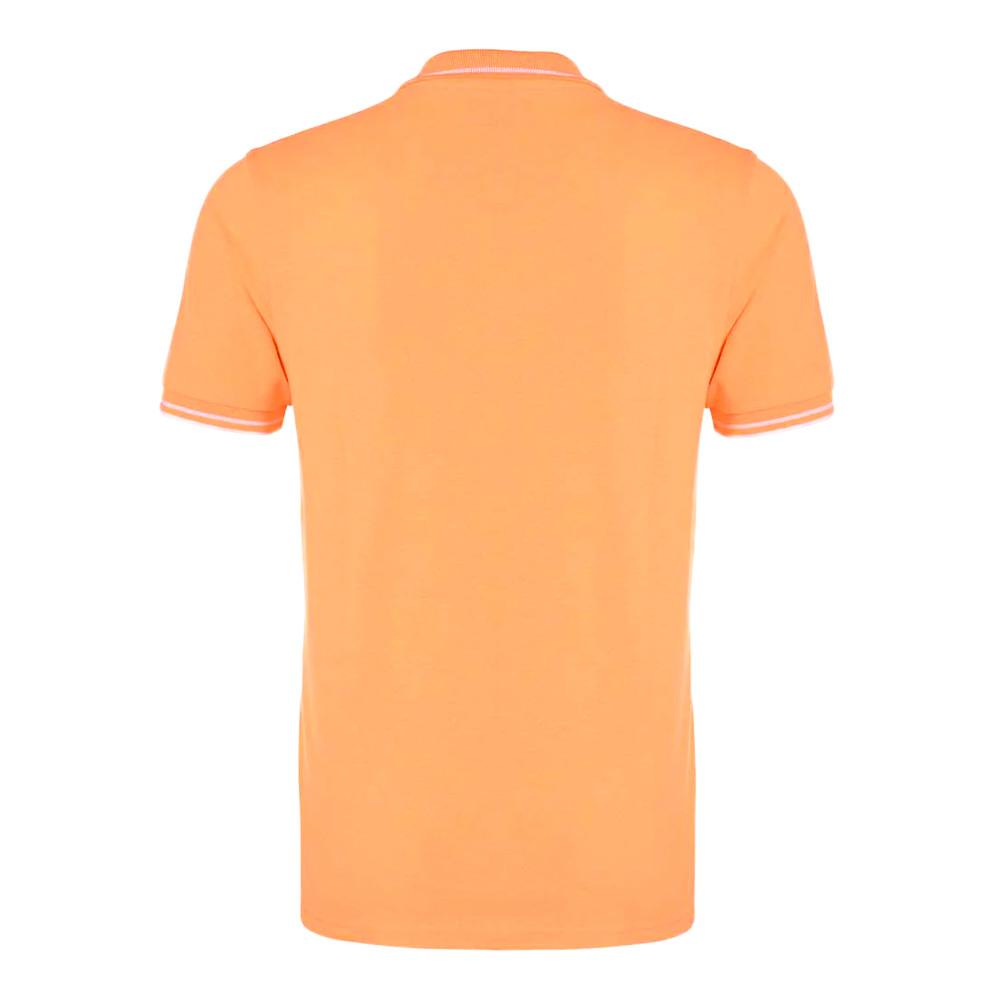Polo Orange Fluo Homme Kappa Ezio vue 2