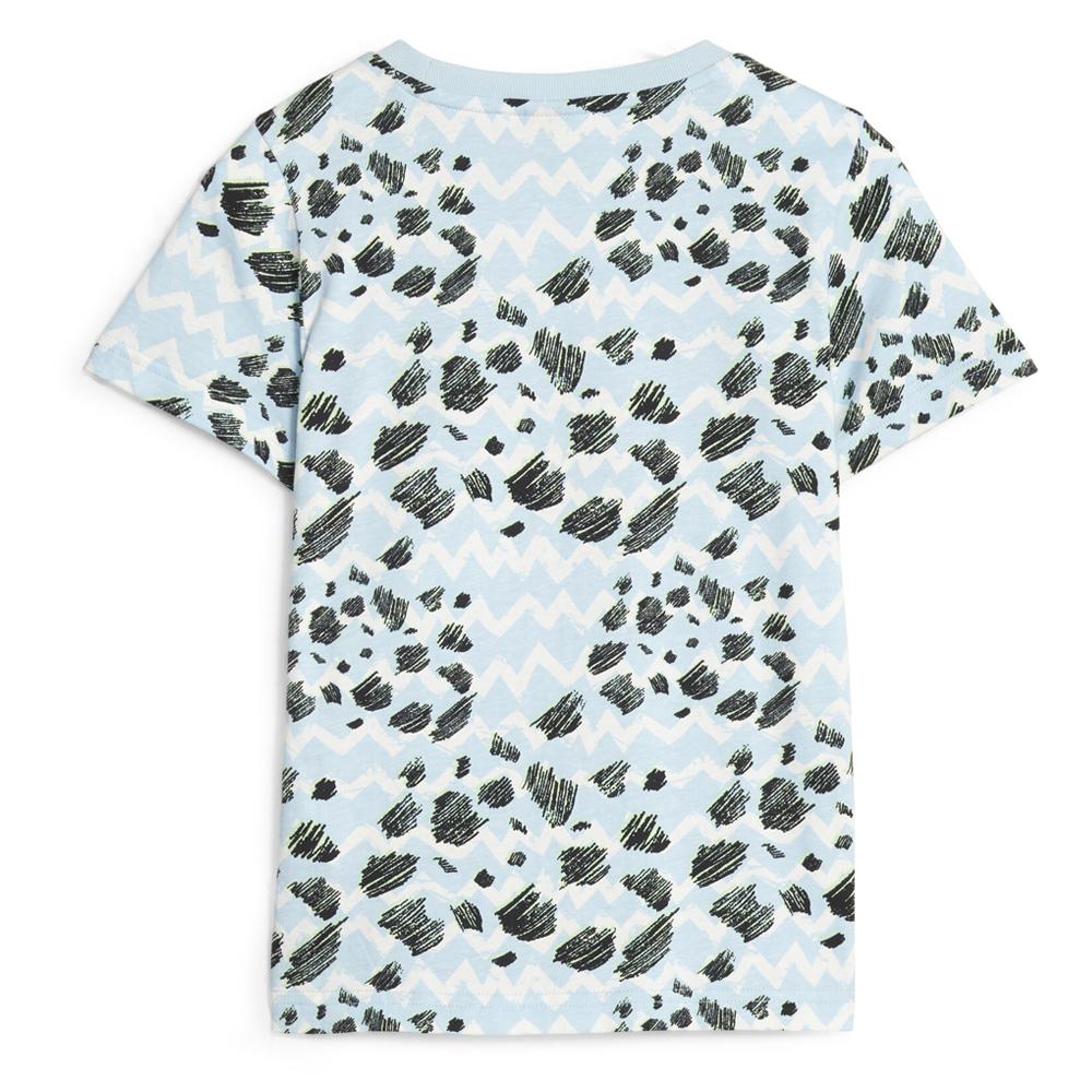 T-shirt Bleu Garçon Puma Mix vue 2