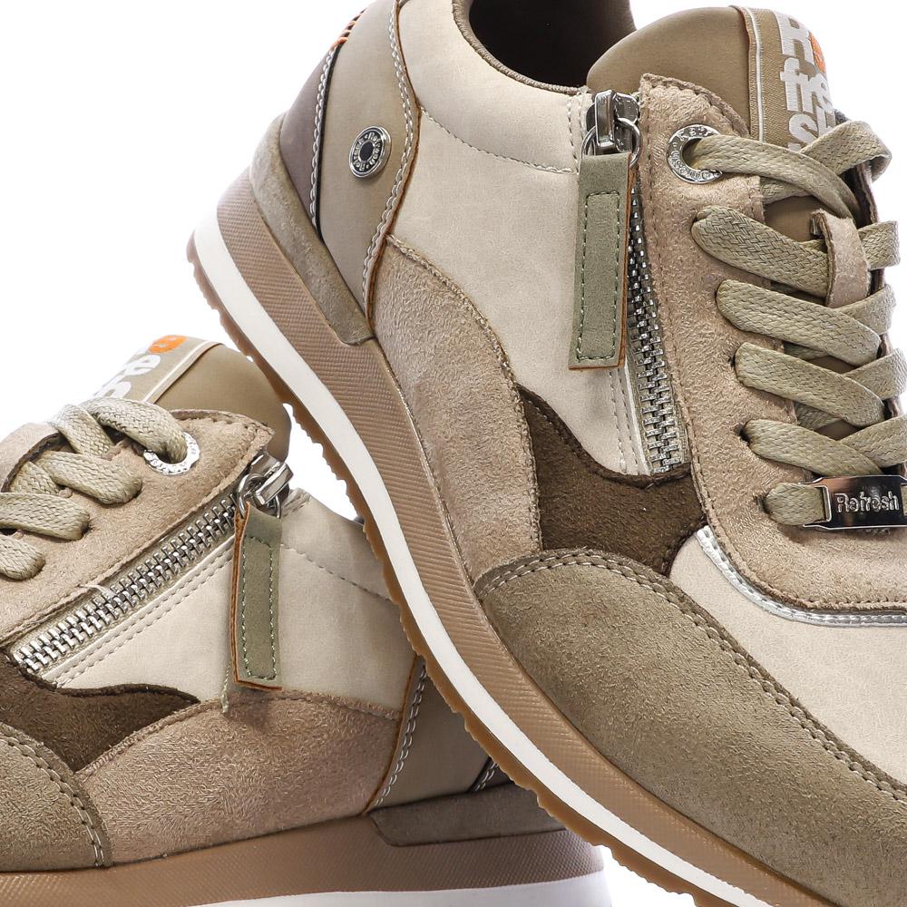 Zapatillas beige para mujer Refresh 171401 ver 8