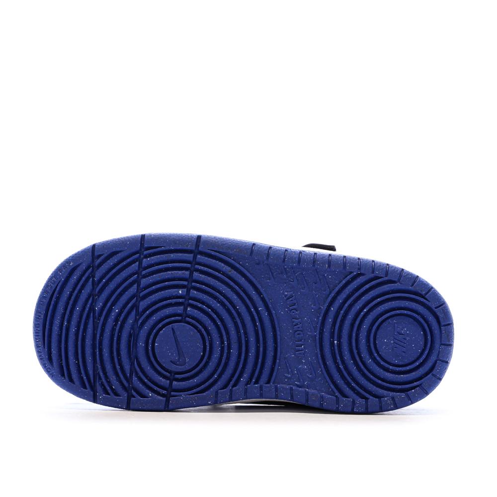 Baskets Bleu/Noires Garçon Nike Court Borough vue 5