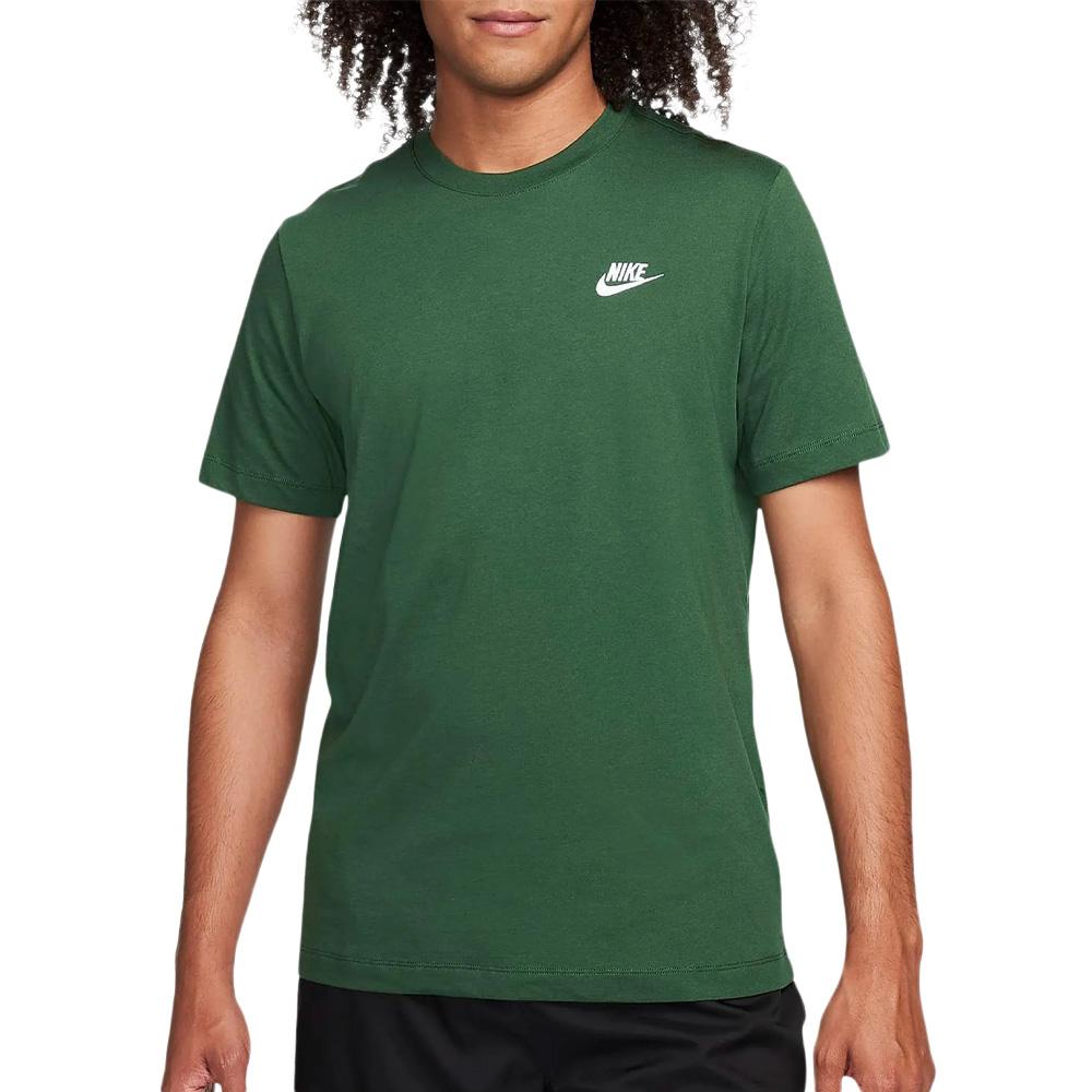 T-shirt Vert Homme Nike M Nsw Club Tee pas cher