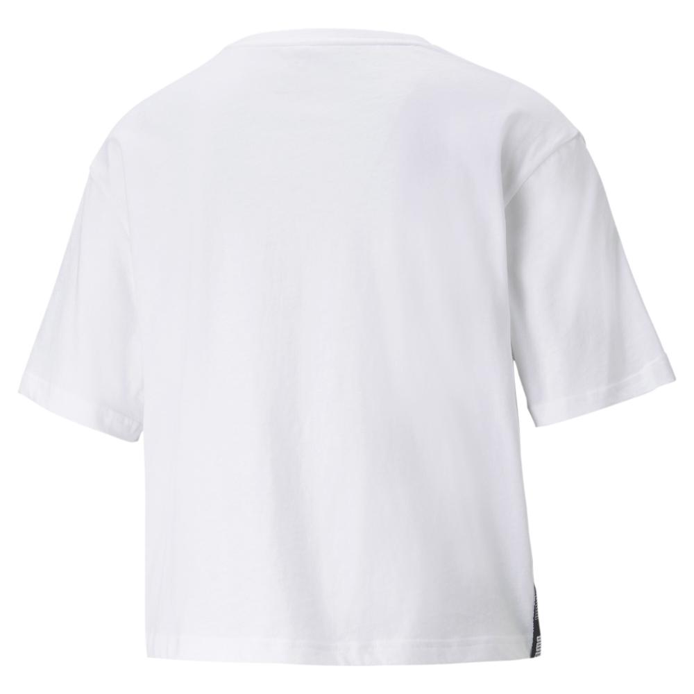 T-shirt Blanc Femme Puma Power Cropped vue 2