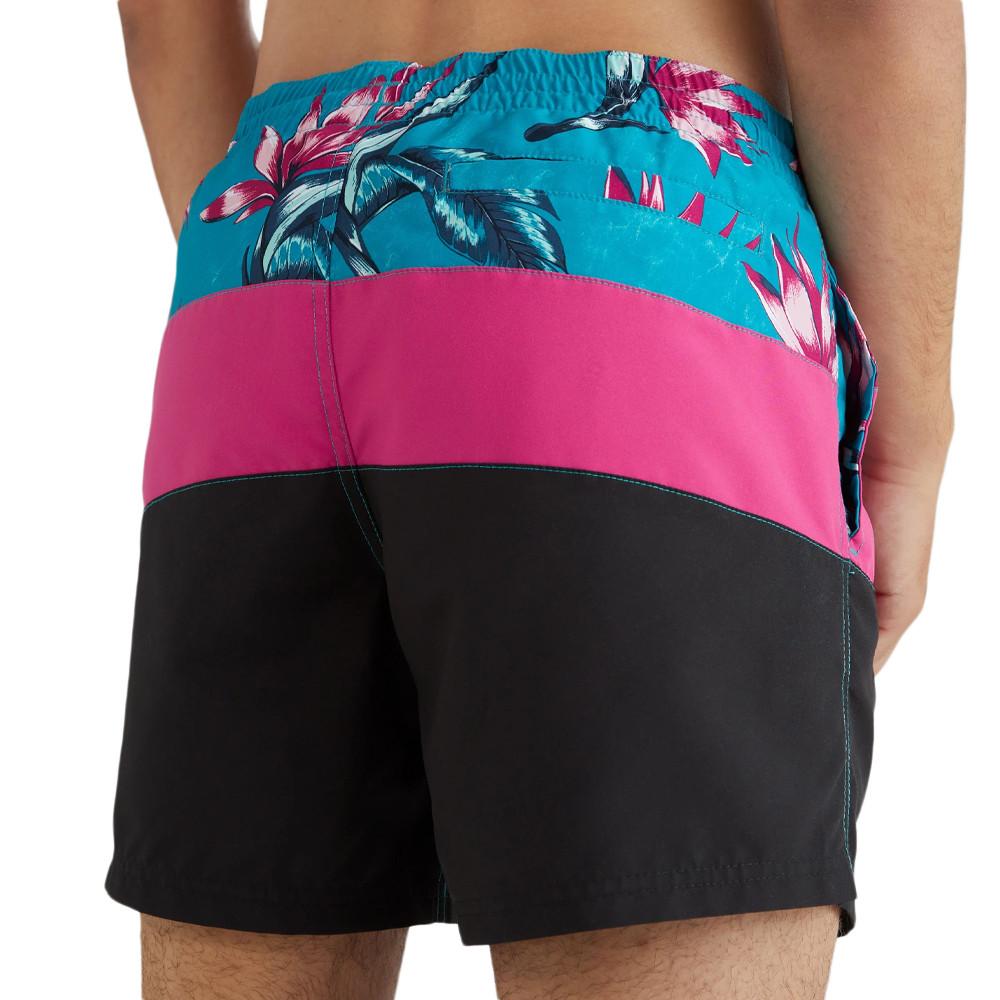 Maillot de bain Turquoise/Rose/Noir Homme O'Neill Frame vue 2