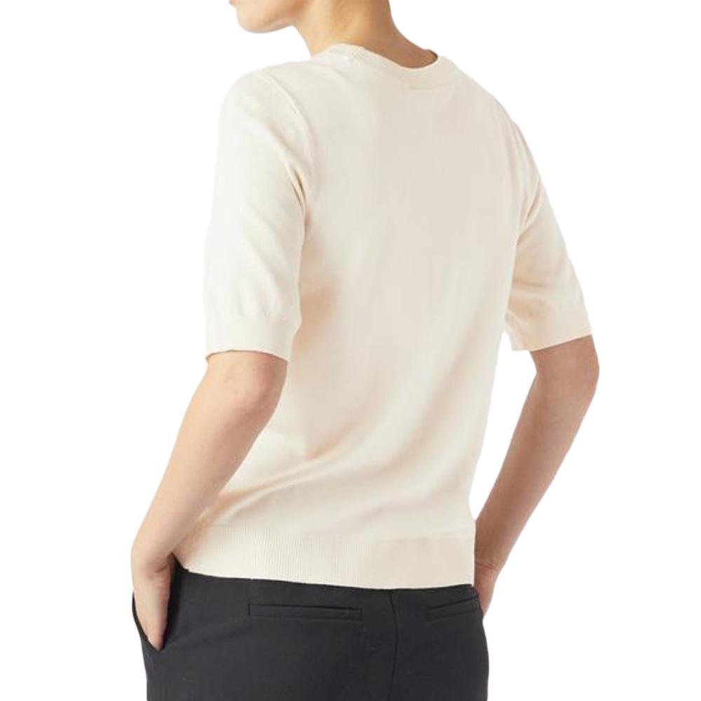 Pull Jaune Femme YAS 26036189 vue 2