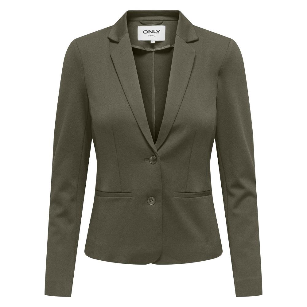 Blazer Kaki Femme Only Tadia Solid Blazer pas cher