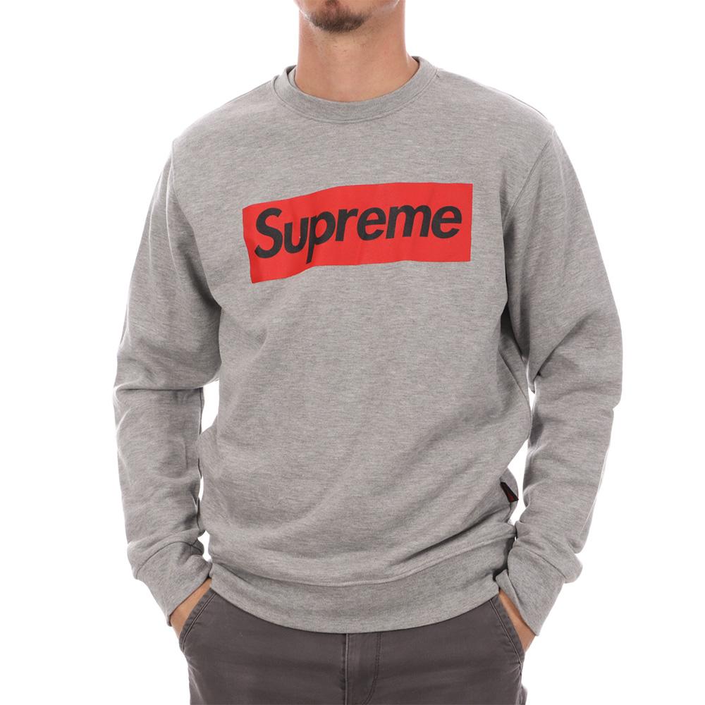 Sweat Gris Homme Supreme Grip Pablo pas cher